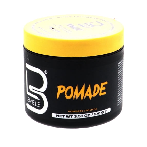 Level 3 Hair Styling Pomade, Transparent, 3.5 oz