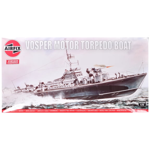 Level 3 Model Kit of Vosper Motor Torpedo Boat 1/72 Plastic Model Kit by Airfix