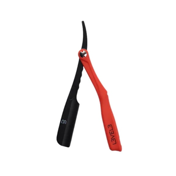 Level 3 Red & Black Milly Blade Razor Holder Beauty Supply