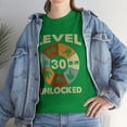 thumbnail image 1 of Level 30 Unlocked-30th Birthday Vintage Video Gamer T-Shirt, 1 of 2