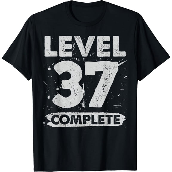 Level 37 Complete 37th wedding anniversary 37 years T-Shirt