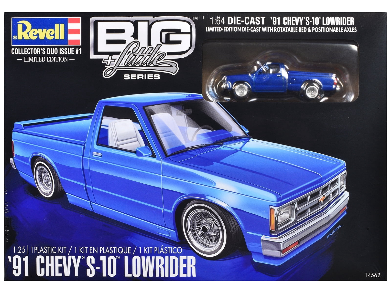 '91 Chevy S-10 Lowrider レベル　ローライダー Revell, Level 4 Model Kit, 1991 Chevrolet S-10 Lowrider Pickup