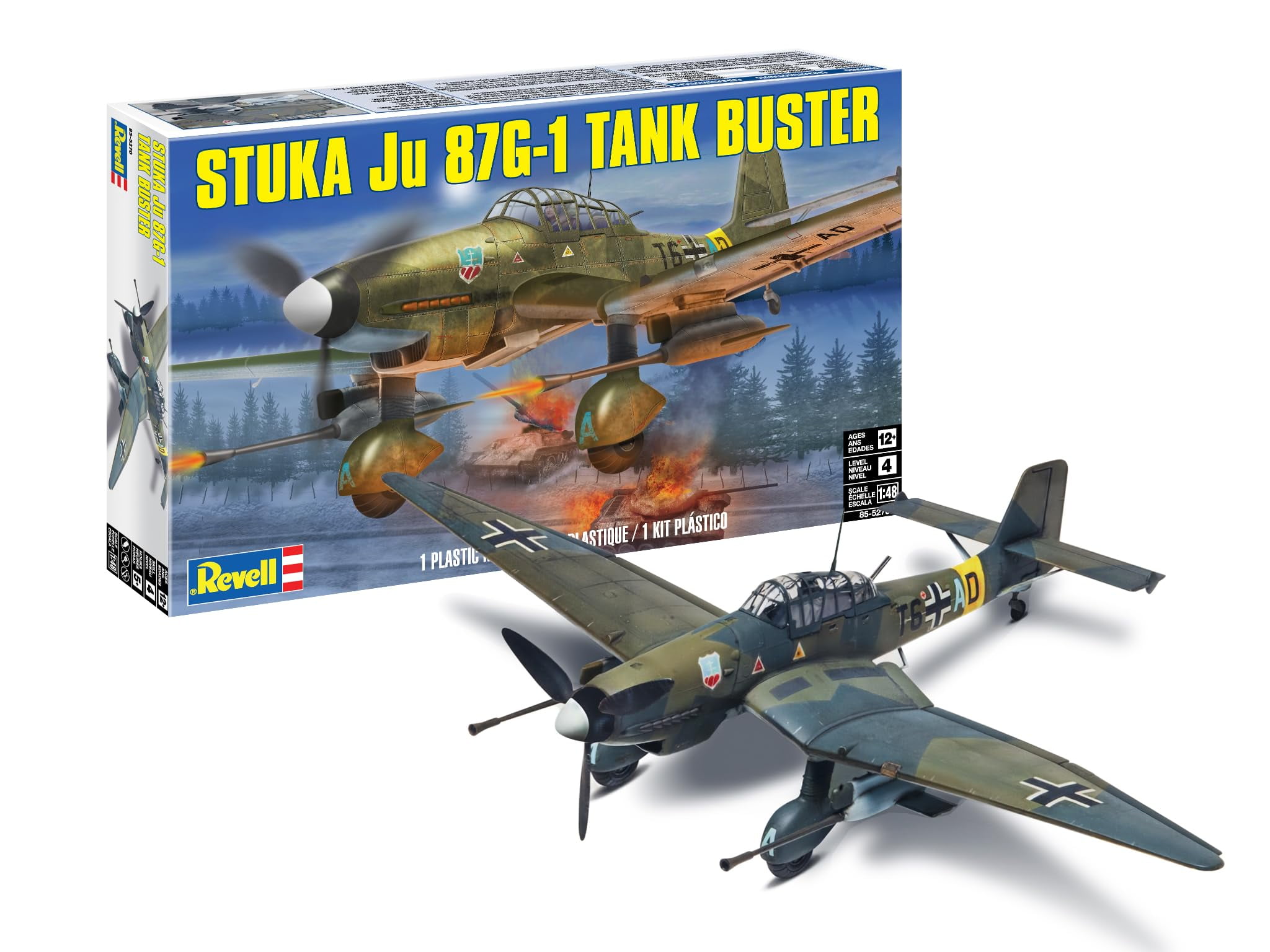 Revell Stuka Ju 87G-1 Tank Buster Plastic Model Kit