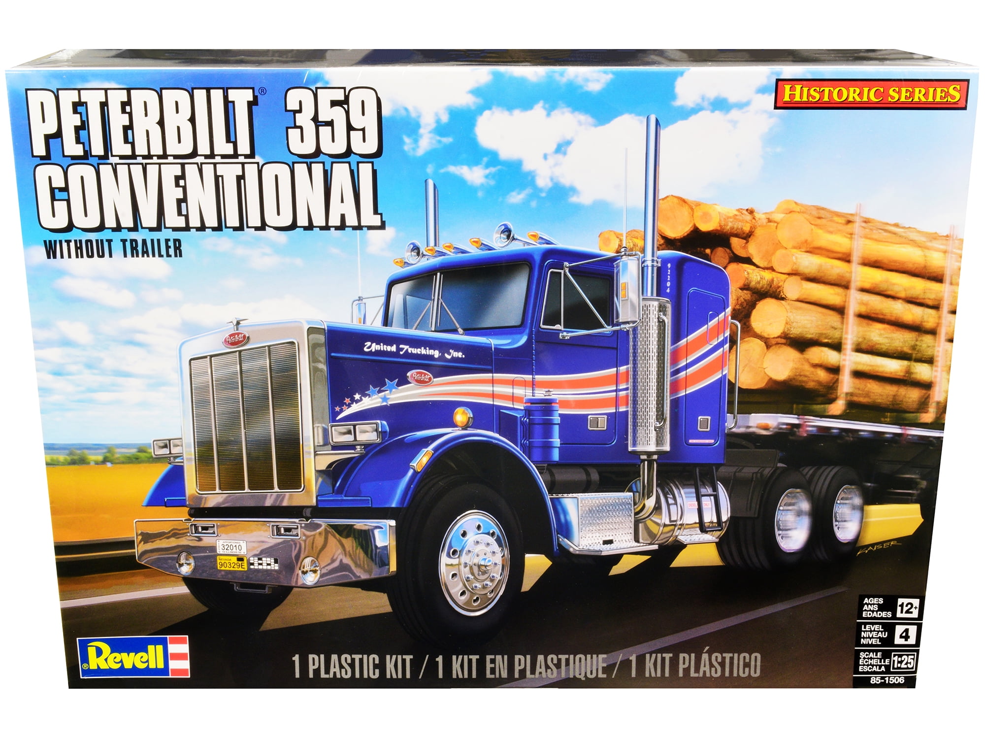 Revell 1/25 Scale Peterbilt 359 Truck Tractor Level 4 Model