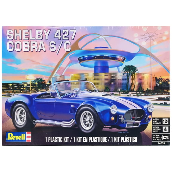 Level 4 Model Kit Shelby Cobra 427 S/C 1/24 Scale Model by Revell