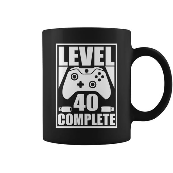 Level 40 Complete Video Gamer 40Th Birthday Graphic Design P - Walmart.com