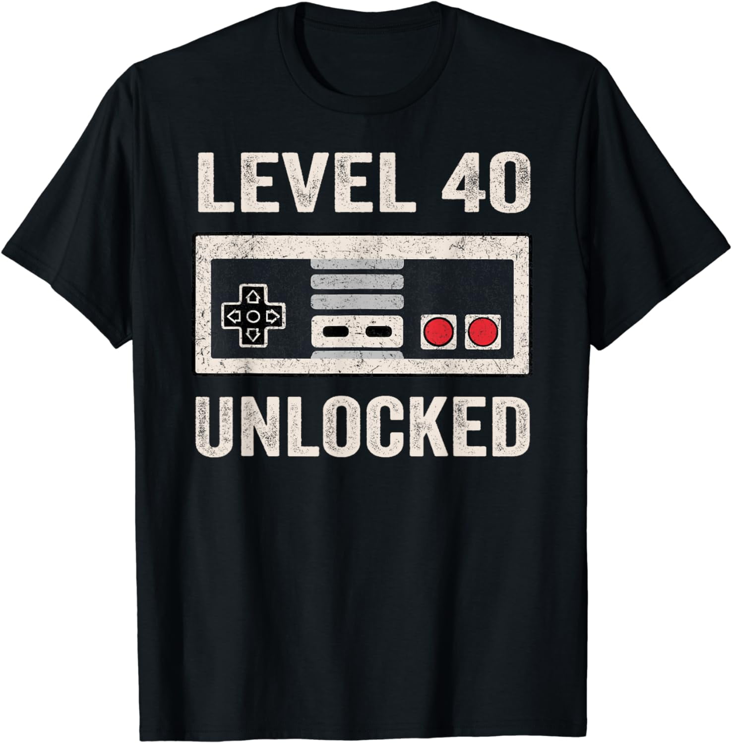 Level 40 Unlocked Shirt Video Gamer 40th Birthday Gifts Tee T-Shirt ...