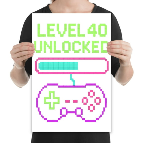 Retro Arcade Gamer Art - Gaming Enthusiast - 13x19 Poster Print - Vintage Style