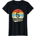 thumbnail image 1 of Level 5 Complete Retro 5th Wedding Anniversary T-Shirt, 1 of 3