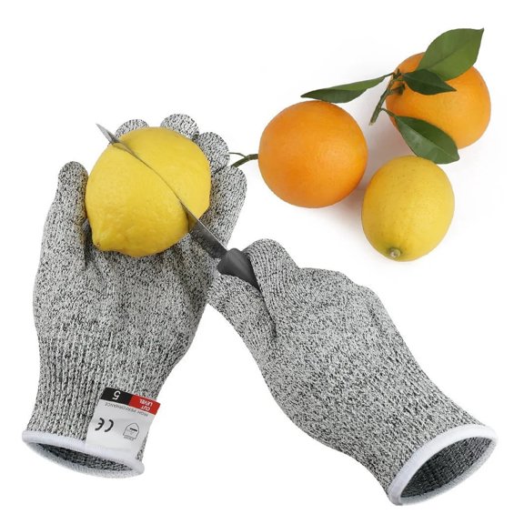 Level 5 Cut Proof Stab Resistant Wire Metal Glove Kitchen Butcher Cuts Gloves for Oyster Shucking Fish Gardening Safety Gloves