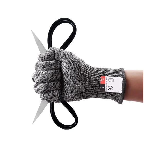 Level 5 Cut Proof Stab Resistant Wire Metal Glove Kitchen Butcher Cuts Gloves for Oyster Shucking Fish Gardening Safety Gloves