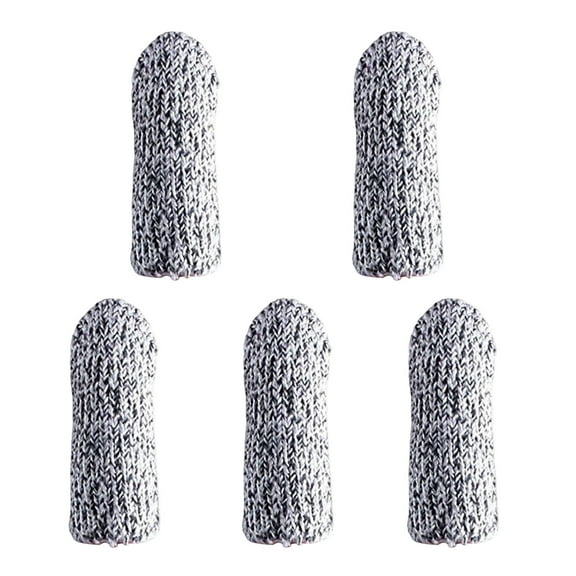 Level 5 Finger Guards For Cutting Finger Cots Cutting Protector And Thumb Guard Peelers For Kitchen Tool Avoid Hurting When Slicing And Chopping 5Pcs
