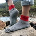 thumbnail image 1 of Level 5 HPPE Anti-Cut Anti-Puncture Outdoor Hiking 5-Toe Protection Crew Socks, 1 of 8