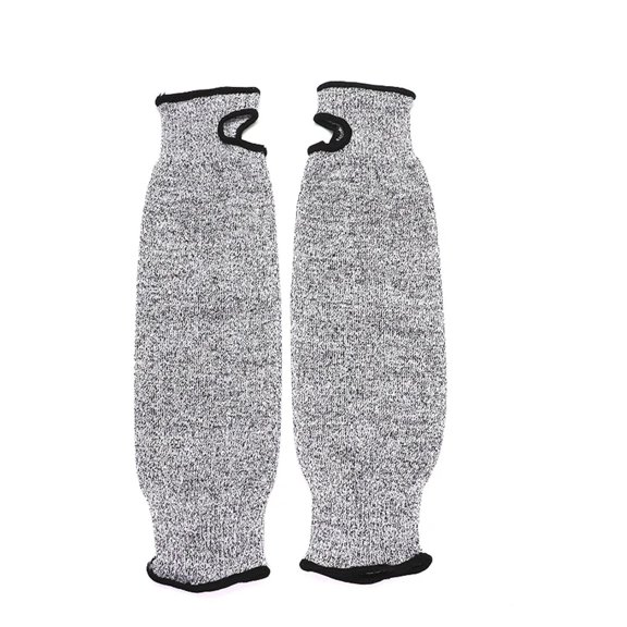 Level 5 HPPE Cut Resistant Work Arm Sleeve Safety Glove Anti-Puncture Garden Construction Automobile Glass Arm Protection Sleeve