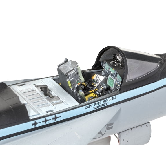 Level 5 Model Kit Maverick's F/A-18E Super Hornet Jet "Top Gun: Maverick" (2022) Movie 1/48 Scale Model by Revell