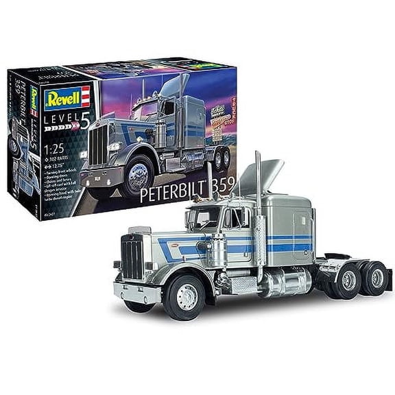 Level 5 Model Kit Peterbilt 359 Truck Tractor 1/25 Scale Model by Revell