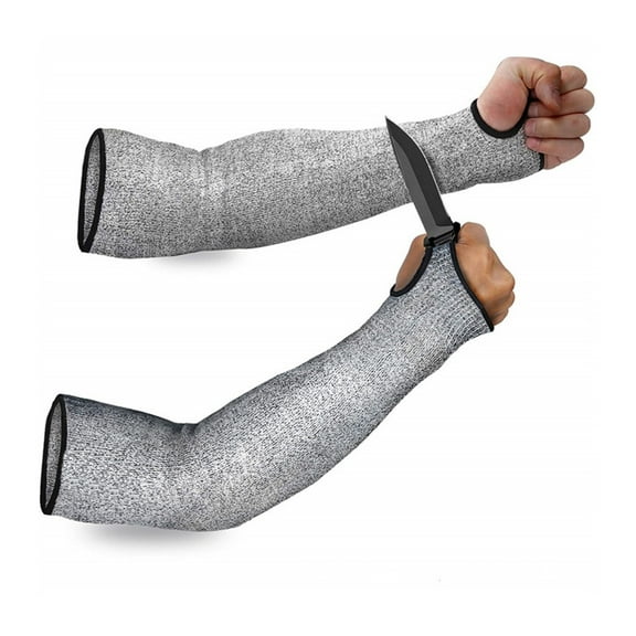 Level 5 Safety Sleeves Anti Cut Arm Puncture Gloves Cut Resistant Bracers Protector Household Breathable Guard Gloves Safety Work Glove