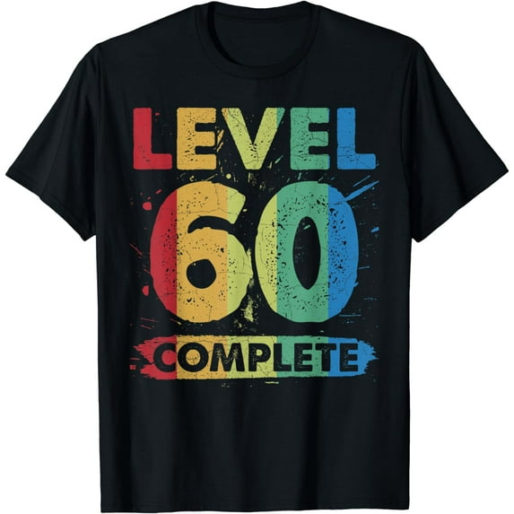 Level 60 Complete 60th Birthday T-Shirt