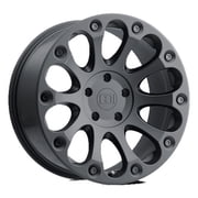 Level 8 Aluminum Rim IMPACT 17X8.5in Matte Black Finish, 1785LIM-45114M76