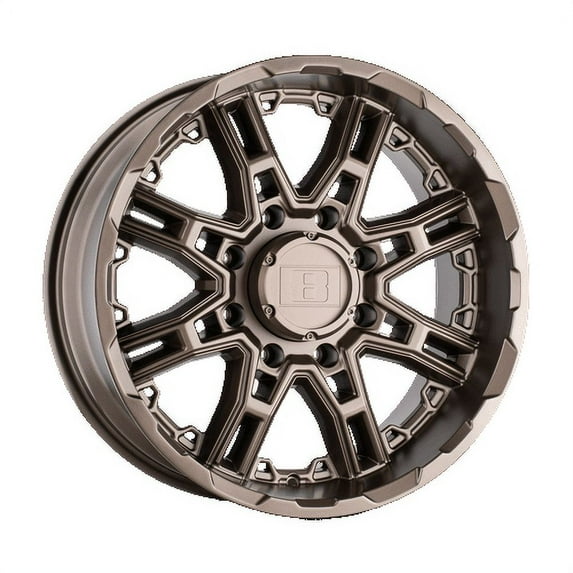 Level 8 Aluminum Rim SLINGSHOT 17X8.5in Matte Bronze Finish, 1785LST008170Z25