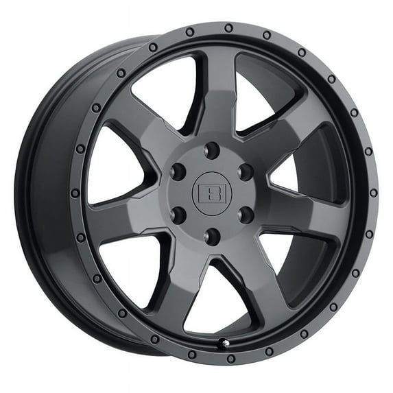 Level 8 Slam 17X8.5 5X139.7 -6Et 112.1Cb Matte Black Wheel