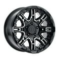 thumbnail image 1 of Level 8 Slingshot 16X8.5 6X135 -10Et 125.1Cb Gloss Black W/ Machined Face Wheel, 1 of 3