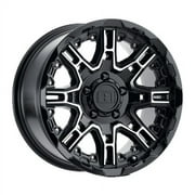 Level 8 Slingshot 16X8.5 6X135 -10Et 125.1Cb Gloss Black W/ Machined Face Wheel