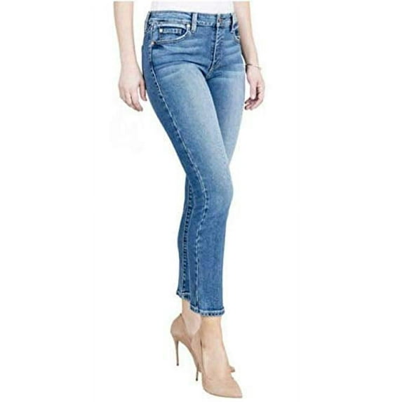 Level 99 Women's High Rise Skinny Crop Jeans Nostalgic Blue (6/28)
