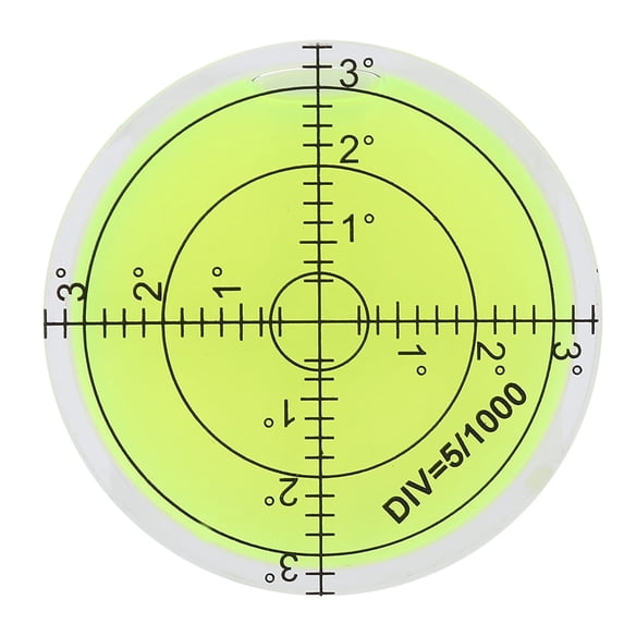 Level Bubble, Bubble Spirit Level 60x12mm Degree Marked Surface ...