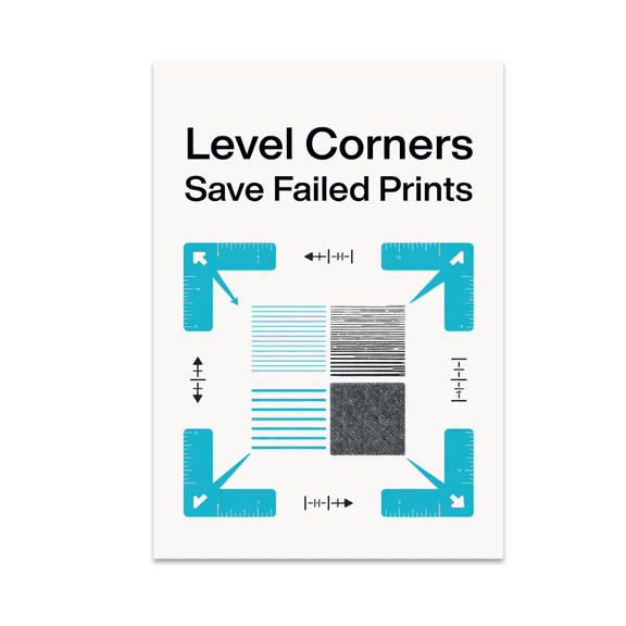 Level Corners Save Failed Prints - Printer Calibration Enthusiast - 13x19 Poster Print