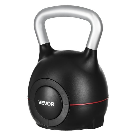 Level Kettlebell 7 Weight Settings (5-44 lbs), Aluminum ABS Construction, for Grip Strength & Total-Body Conditioning