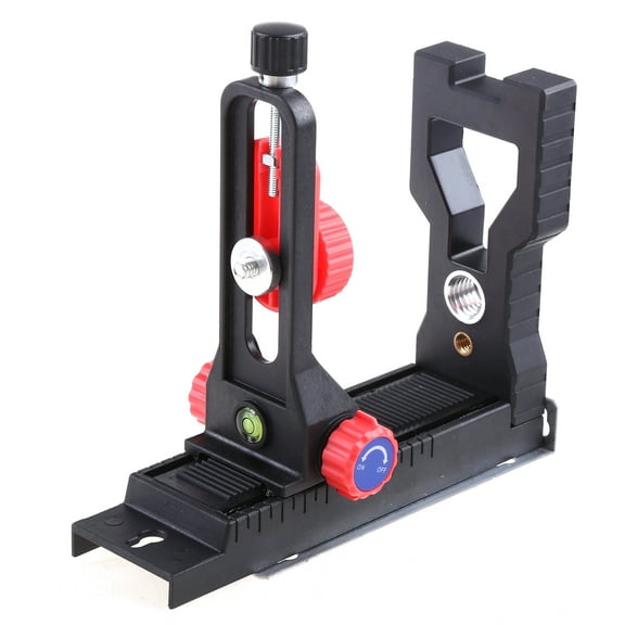 Level L-shape La ser Level Adapter Magnetic Pivoting Base for Wall & Ceiling Mount Height Adjustment