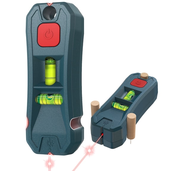 Level Laser Tool | Hanging Pictures and Home Renovations,Horizontal & Vertical Bubble of No Drilling& Hands-Free