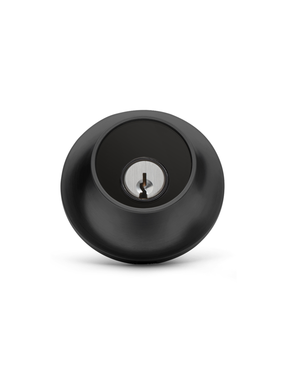 Lock Smart Lock, Keyless Entry, Smartphone Access, Bluetooth Enabled, Works with Apple HomeKit - Matte Black