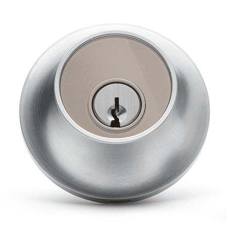 Level Lock Smart Lock, Keyless Entry, Smartphone Access, Bluetooth Enabled, Works with Apple HomeKit - Satin Chrome
