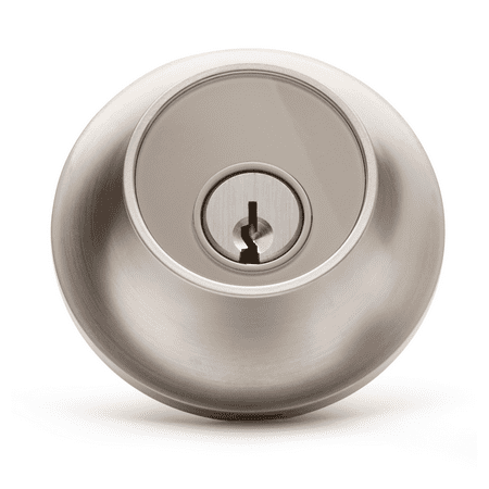 Level Lock Smart Lock, Keyless Entry, Smartphone Access, Bluetooth Enabled, Works with Apple HomeKit - Satin Nickel