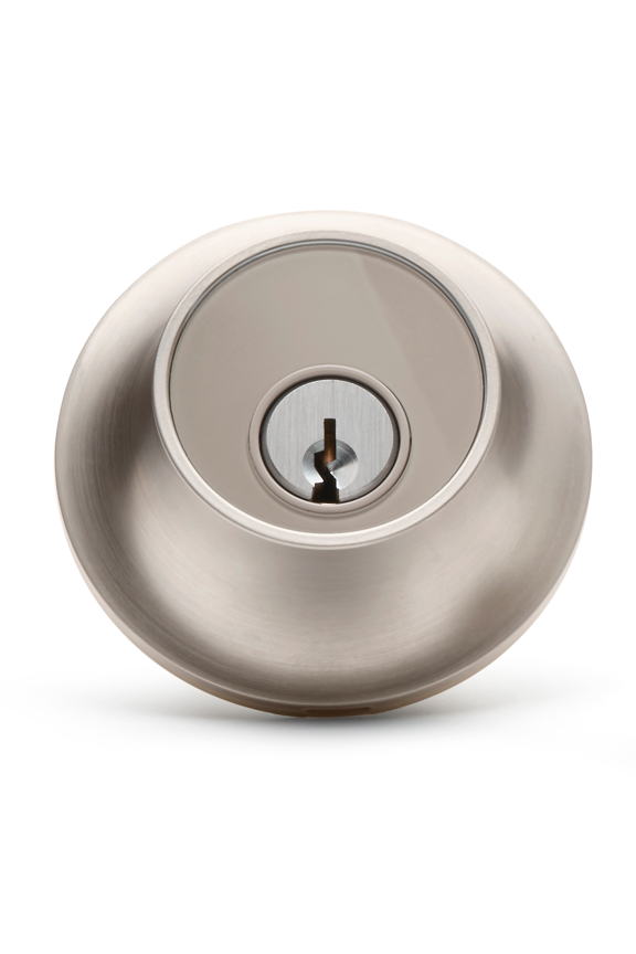 Lock Smart Lock, Keyless Entry, Smartphone Access, Bluetooth Enabled, Works with Apple HomeKit - Satin Nickel