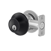 Level Lock Smart Lock - Touch Edition, Keyless Entry Using Touch, a Key Card and Smartphone. Bluetooth Enabled, Apple HomeKit Compatible - Matte Black