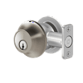 thumbnail image 1 of Level Lock Smart Lock - Touch Edition, Keyless Entry Using Touch, a Key Card, or Smartphone. Bluetooth Enabled, Works with Apple HomeKit - Satin Nickel, 1 of 12