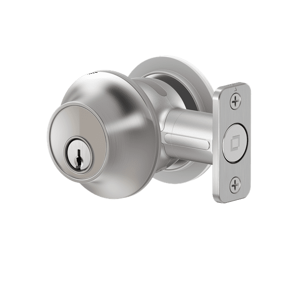 Level Lock Smart Lock - Touch Edition, Keyless Entry Using Touch, a Key Card, or Smartphone. Bluetooth Enabled, Works with Apple HomeKit - Satin Chrome