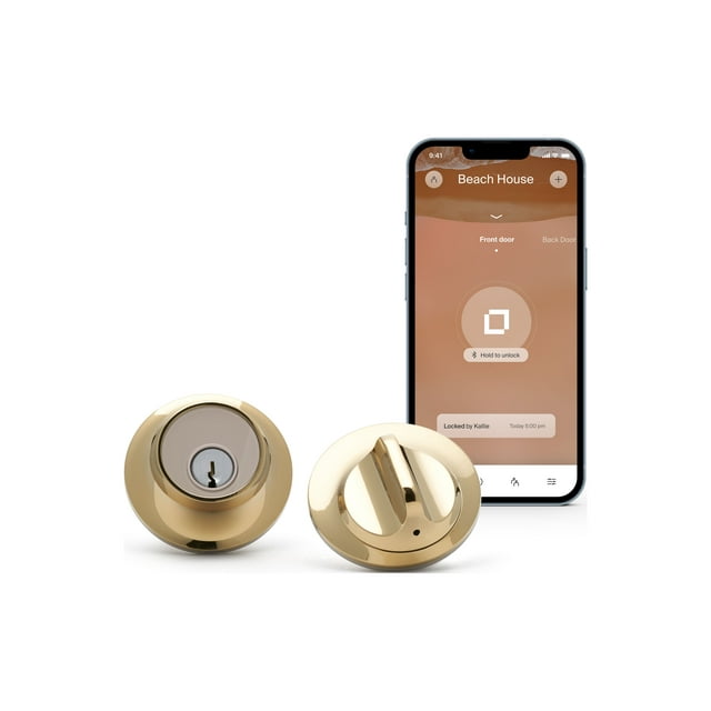 Level Lock Smart Lock Touch Edition, Keyless Entry Using Touch, a Key