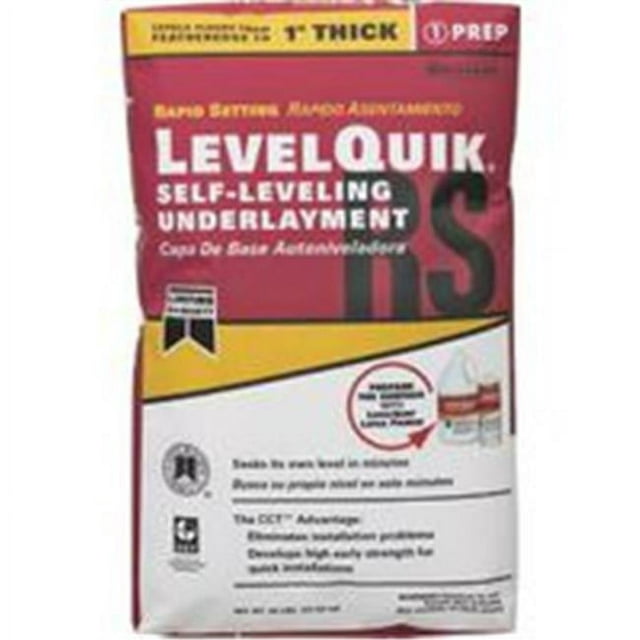 Level Quik Self-Leveling Underlayment Mix 10 Min Natural 50 Lb