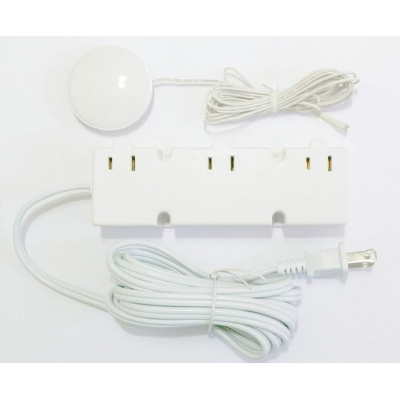 Level Touch Pad  Outlet Receptacle Dimmer Volts -  White