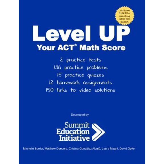 Pre-Owned Level UP Your ACT Math Score Paperback
