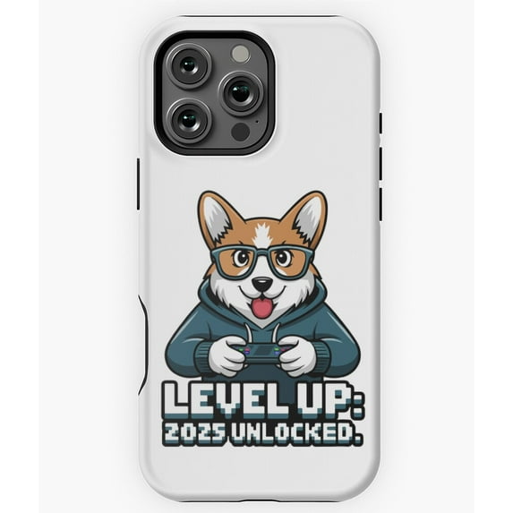 Level Up 2026 Unlocked New Year Gamer Phone Case for iPhone 16 15 14 13 12 11 Pro Max