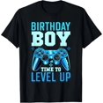 thumbnail image 1 of Level Up Birthday Boy Matching Gamer Party T-Shirt - Classic Fit, Black Unisex S-5XL Hot Trending Shirt, Vintage Birthday Gift, 1 of 3
