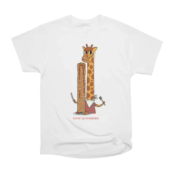 Level Up Breakfast T-Shirt Tee Gift For Him Merch For Her Apparel For Friend