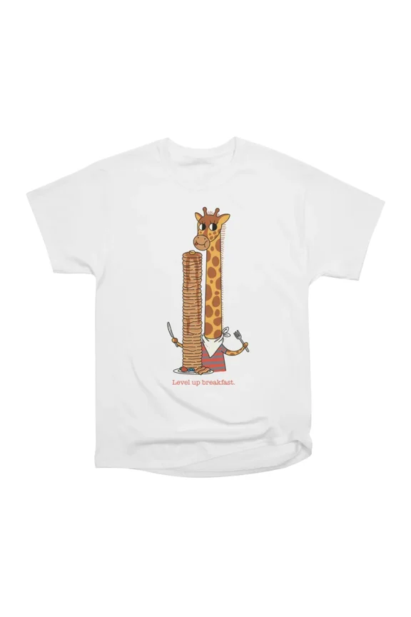 Level Up Breakfast T-Shirt Tee Gift For Him Merch For Her Apparel For Friend