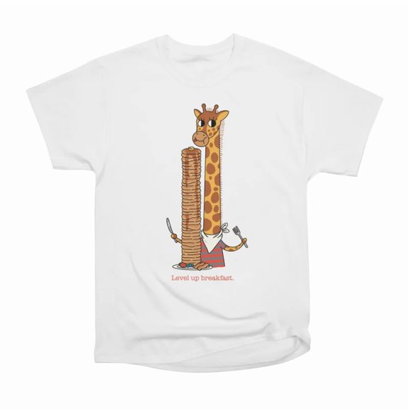 Level Up Breakfast T-Shirt Tee Gift For Him Merch For Her Apparel For Friend