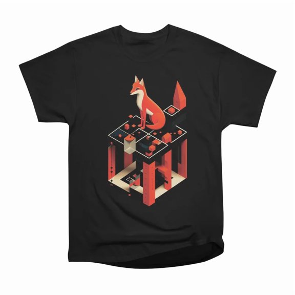 Level Up Fox T-Shirt Tee Gift For Him Merch For Her Apparel For Friend